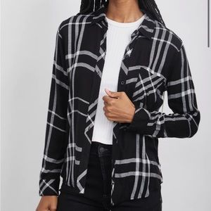Rails Hunter Plaid Black/White Size small